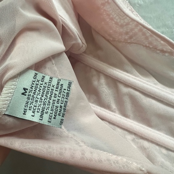 Elegant Blush Lace Bustier - Picture 4 of 4